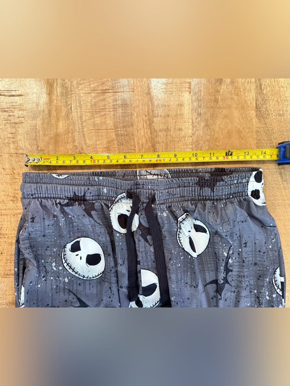 Disney Gray and White Jack Skellington Kids Pajama Pants - Picture 4 of 10